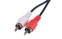 DYNAMIX 10m RCA Audio Cable 2 RCA to 2 RCA Plugs - Coloured Red & White
