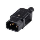 DYNAMIX Re-wire able IEC Male C14 10A plug. Termination: screw terminals