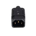 DYNAMIX Re-wire able IEC Male C14 10A plug. Termination: screw terminals