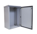 DYNAMIX 18RU Outdoor Wall Mount Cabinet 611x625x915mm (WxDxH). IP65 Rated with Lockable Front Door No Fans or Filters. Wall Mount Included. Made from Rolled Steel.