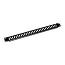 DYNAMIX AV Rack 1RU metal blanking panel with vented holes - with #10-32 and #10-32 screws