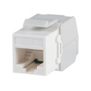 DYNAMIX Cat6 UTP Keystone Slimline Tooless & Punch Down Compatible Jack. 180 Dual IDC 23~26AWG. Colour White