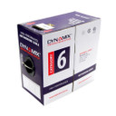 DYNAMIX 305M Cat6 Green UTP STRANDE Cable Roll 250MHz - 24 AWGx4P - PVC Jacket Supplied in Easy Pull Box - Meter Marked.