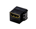 DYNAMIX HDMI 2.0 Keystone Coupler Length 19.2mm - Gold-Plated - BLACK