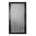 DYNAMIX Mesh Front Door 600mm 18U with Small Round Lock