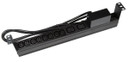 DYNAMIX 10 Outlet Horizontal Power Rail (8x 10A IEC C13 & 2x 16A IEC C19). with 6KA C-Curve Circuit Breaker. Integrated 2m power cord (16A IEC C20) 1RU. Colour Black.