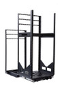 DYNAMIX 19'' 18U Rotary Rack. Rotation Angles of  45 & 90 Allow Easy Fitting of Equipment - Provide Easy Access for Maintenance & Servicing. 3mm steel adds Security & Stability.503mm x 495.84mm x 18U