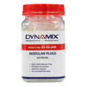 DYNAMIX RJ45 Plug 100pc Jar - 8P8C Modular Plug (Flat - Stranded). 50 micron