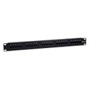 DYNAMIX 25 Port 19'' Voice Rated Patch Panel Unshielded. Cat3 Rated - Active pins 4 - 5 & 3 - 6