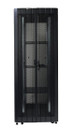 DYNAMIX 42RU Server Cabinet 1000mm Deep (800x1000x2081mm) FLAT PACK 3x fixed shelves - 4x fans - 25x cage nuts - 4x castors - 4x levelling feet Single front & bifold rear mesh doors. 6-Way PDU installed. Black
