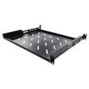 DYNAMIX Universal Fixed Shelf - 650mm Deep Shelf with Expanding Mounting Rail 650~755mm. Max load: 60kg