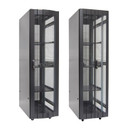 DYNAMIX 45RU Server Cabinet 1000mm deep (600 x 1000 x 2181mm) Includes 3x fixed shelves - 4x fans - 25x cage nuts - 4x castors - 4x levelling feet Single front & bifold rear mesh doors. 6-Way PDU installed. Black