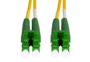DYNAMIX 5M 9u LC APC/LC APC Duplex Single Mode G657A1 Bend Insensitive Fibre Lead. Yellow LSZH Jacket