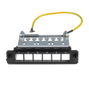 DYNAMIX 6x Port Unloaded Keystone Plate for FPP3PB Fibre Tray
