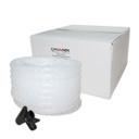 DYNAMIX 20mx25mm Easy Wrap - Cable Management Solution - Bulk Packed - Colour Clear - Includes Tool.