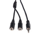 DYNAMIX 0.2m Stereo Y Cable 3.5mm Plugs