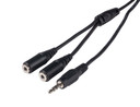 DYNAMIX 0.2m Stereo Y Cable 3.5mm Plugs