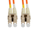 DYNAMIX 2M 62.5u LC/LC OM1 Fibre Lead (Duplex - Multimode) Orange LSZH Jacket