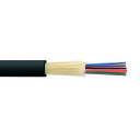 DYNAMIX 1Km OM4 6 Core Multimode Tight Buffered Fibre Cable Roll. Indoor Outdoor Rated. Black ONFR Jacket