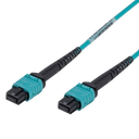 DYNAMIX 10M OM3 MPO ELITE Trunk Multimode Fibre Cable. POLARITY A Straight Through Cable. Made with ELITE Low Loss Female Connectors