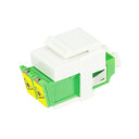 DYNAMIX LCAPC Duplex Singlemode Slimline Keystone Shuttered Face Plate Adapter