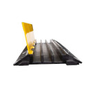 DYNAMIX 3-Channel Floor Cable Protector, Heavy Duty with Installation Lid. Outer Dims 1000 x 300 x 50mm (LxWxH) Channel Dims 30 x 35mm, Weight 8.5Kg, Max load 10 Tons