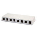 DYNAMIX 8 Port Unloaded Keystone Wall Mount Enclosure Dims: 95x120x30mm