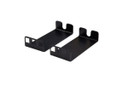 DYNAMIX Vertical Rail Extension Bracket for a 1U Rackmount. 100mm long. Max Load - 50Kgs Sold as a Pair