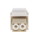 DYNAMIX LC Duplex Multimode Slimline Keystone Face Plate Adapter