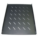 DYNAMIX Fixed Shelf for 900mm Deep Cabinet, Black Colour, Shelf measures 650mm deep, Inner S Mounting Rail 500mm~620mm (Max weight 60Kg) ** Designed for S-shaped vertical