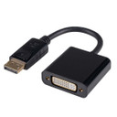 DYNAMIX 0.2m DisplayPort to DVI-D Cable Adapter. Passive Converter. Max Res: 1920x1080.