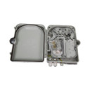 DYNAMIX Lockable Indoor/Outdoor Fibre Termination Box. 24x position SC Simplex/LC Duplex. IP65, UV Resistant