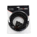 DYNAMIX 2.5mx15mm Easy Wrap - Cable Management Solution, Blister Retail Packaging, Colour Black