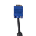 DYNAMIX 30m VESA DDC1 & DDC2 VGA Male/Male Cable - Moulded, BLACK Colour. Coaxial Shielded