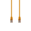 DYNAMIX 1.5m Cat6 Yellow UTP Patch Lead (T568A Specification) 250MHz 24AWG Slimline Snagless Moulding with Unshielded Gold Plate Connector.