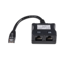 DYNAMIX RJ45 Dual Adapter (1x UTP, 1x Ph.) with short cable