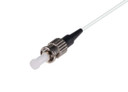 DYNAMIX 2M ST Pigtail OM3 1x Piece White, 900um Multimode Fibre, Tight Buffer LSZH Jacket