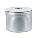 DYNAMIX 300m Roll 8-Wire Flat Cable, Silver colour, supplied on a reel