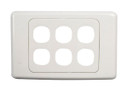 AMDEX Six Port RJ45 Face Plates. AMDEX style.