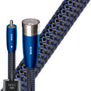 AUDIOQUEST Water 3M XLR to XLR pair. Solid perfect surface copper plus. Triple balanced. Polyethylene air-tubes. Cold-welded -silver over copper TER Jacket - blue - black braid