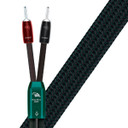 AUDIOQUEST Robin Hood Zero speaker cable. 3M pair - full range. 13AWG solid perfect-surface copper plus. Banana - Banana termination. Jacket - dark red - black braid.