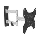 BRATECK 23''-42'' Full motion TV wall bracket. Tilt and swivel. Supports VESA 75x75,100x100,200x100,200x200. Max Load 30Kgs. Max arm extension - 410mm. Colour: Black. Curved Display Compatible. LDA20-223
