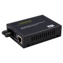 CTS 10/100Base-TX to 100Base-FX ST Multi-Mode Media Converter. Fast Ethernet Media Converter. 10/100Base-TX to 100Base-FX ST Multi-Mode Fibre.