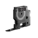 DYMO Genuine D1 Label Cassette Tape 12mm x 7M - White on Black Suitable for the Label  Manager and LabelWriter Duo label makers