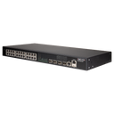EDGECORE 24 Port Managed L2+/L3 Lite Gigabit Ethernet Switch with 4 x SFP+ 10G Uplink Ports. IPv6 Management with Low Power Consumption and Fanless Design.