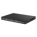 EDIMAX 54-Port Gigabit PoE+ Long Range Web Smart Switch. 48 Gigabit Ethernet PoE+ Ports and 6 10GbE SFP+ Ports. PoE up to 200m at 10Mps. Supports up to 30W per Port.