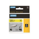 DYMO Genuine Rhino Industrial Labels-Heat Shrink Tube 19mm Black on Yellow.Made of industrial grade polyolefine and featuring a 3:1 heat shrink ratio. RoHS compliant. Temperature Rating -19C to +135C.