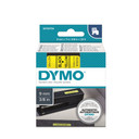 DYMO Genuine D1 Label Cassette Tape 9mm x 7M -  Black on Yellow Suitable for the Label  Manager and LabelWriter Duo label makers