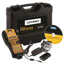 DYMO Rhino 5200 Industrial Labeller Hard Case Kit -Hot-keys to print pre-formatted labels - symbol library with industry symbols - Prints Code 39 and Code 128 bar codes on 19mm labels