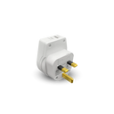 JACKSON Slim Outbound Travel Adaptor 1x USB-A and 1x USB-C (2.1A) Charging Ports. Converts NZ/AUS Plugs for use in UK - Hong Kong & More.